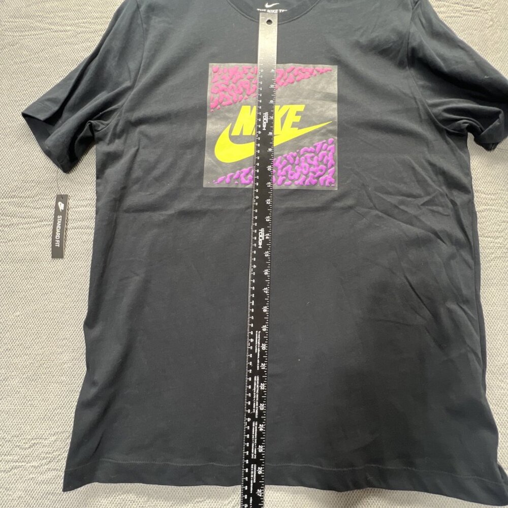 Nike Tee Sportswear Black Futura Logo Men’s‎ Large CT6572-010 - Picture 8 of 10